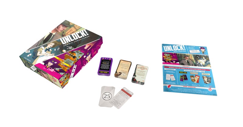 Asmodee UNLOCK! Heroic Adventures Card Game - Escape Room-Inspired Cooperative Adventure, Fun Family Game for Kids and Adults, Ages 10+, 1-6 Players, 1 Hour Playtime - Image 4
